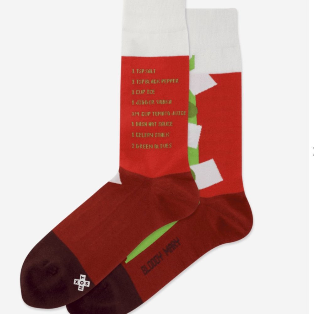 Hot Sox Bloody Mary Socks (NWT)